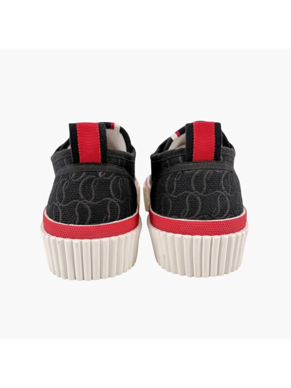 Christian Louboutin Super Pedro Platform Sneakers Black Size 39 US 9 Women’s - Picture 6 of 15